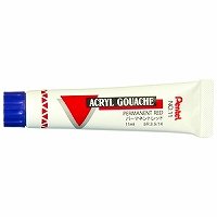 ぺんてる Pentel アクリルガッシュ パーマネントレッド WXR-T11（10セット）