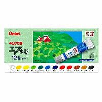 ぺんてる Pentel エフ水彩 ラミチューブ 12色（10セット）