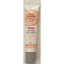 ぺんてる Pentel えのぐ エフ水彩ラミネートチューブ ペールオレンジ WFR-T04（10セット）