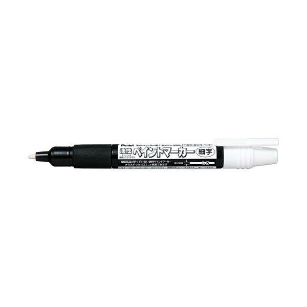ぺんてる Pentel ペイントマーカー細字　白　 MSP20-W（10セット）