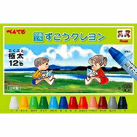 ぺんてる Pentel クレヨン ずこうクレヨン PTCG1-12 12色（10セット）