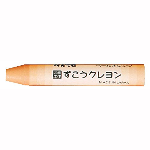 ぺんてる Pentel ずこうクレヨン ペールオレンジ PTCG-T04（10セット）