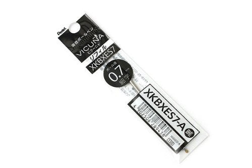ぺんてる Pentel ボールペン替芯 KBXES7 0.7mm 黒インキ XKBXES7-A（10セット）