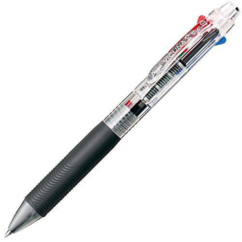 ぺんてる Pentel ボールペン ビクーニャ4色 BXC47T クリア軸（10セット）