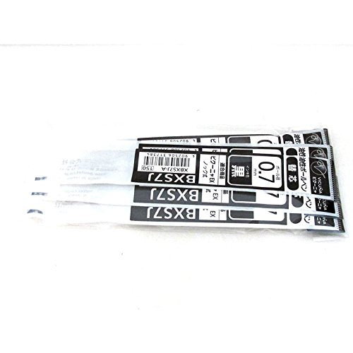 Pentel Vicuna BP รีฟิล 07 สีดำ XBXS7J-A (10 ชุด)