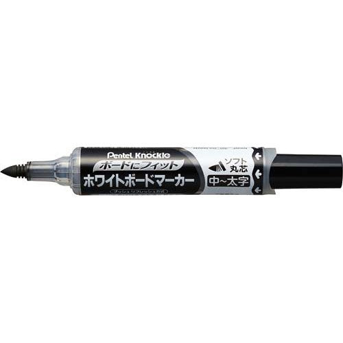 ぺんてる Pentel ＷＢマーカー ノックル ボードにフィット 黒（10セット）