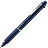 ぺんてる Pentel 多色ボールペン エナージェル3色 ダークブルー軸 XBLC35C（10セット）