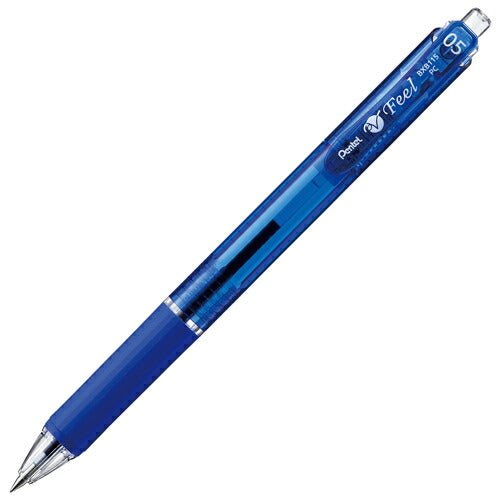 ぺんてる Pentel フィールBXB115クリアブルー軸 青（10セット）