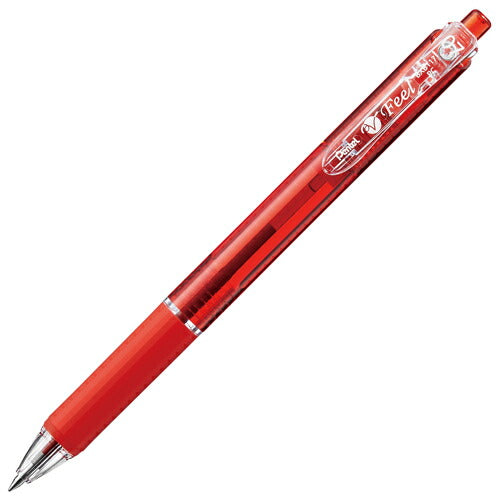 ぺんてる Pentel フィールBXB117クリアレッド軸 赤（10セット）