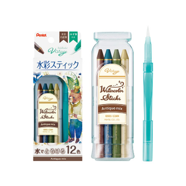 Vistage水彩スティックアンティーク（10セット）