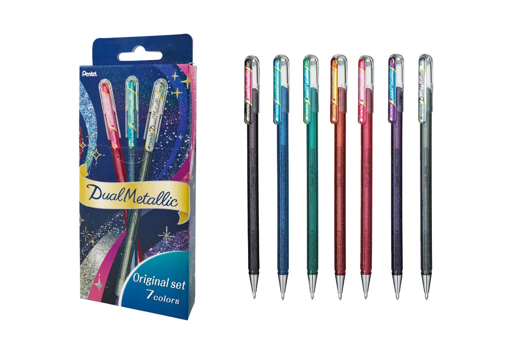 Pentel_Dual penna a sfera metallizzata set 7 colori A/4902506432124 K110-D7STA (5 set)