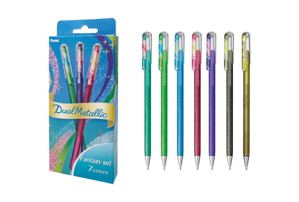 Pentel_Dual bolígrafo metálico 7 colores set B/4902506432131 (5 juegos)
