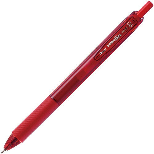 ぺんてる Pentel エナージェルＢＬＮ１２５　レッド　アカ　 BLN125-B（10セット）