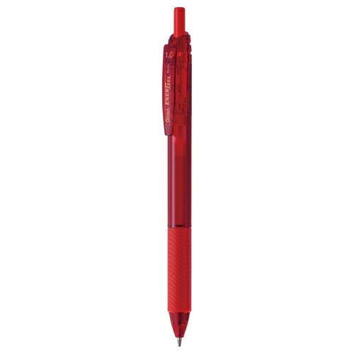 ぺんてる Pentel エナージェルＢＬ１３０　レッドジクアカ BL130-B（10セット）