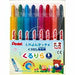 ぺんてる Pentel 色鉛筆 くるりら GTW-8 8色セット（10セット）