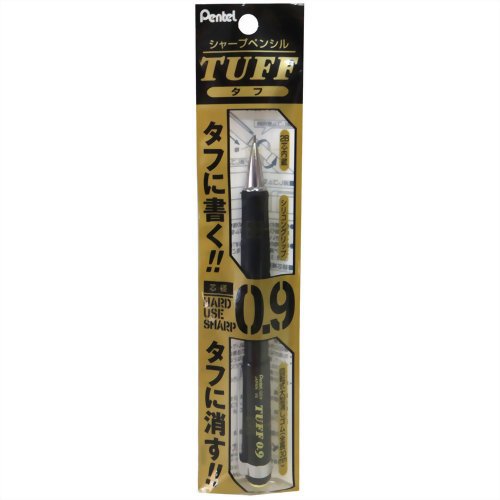 ぺんてる Pentel パック入りシャープペンシル タフ 0.9mm ブラック軸 XQE9-A（10セット）