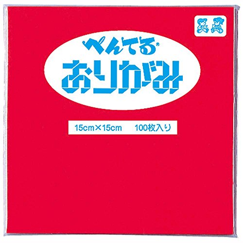 ぺんてる Pentel おりがみ 赤 SS-1（10セット）
