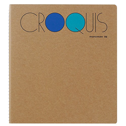 マルマン クロッキー 白クロッキー紙 176×155mm SQ（10セット）