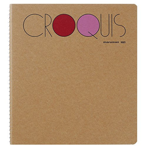 マルマン クロッキー クリームコットン紙 176×155mm SQ2（10セット）