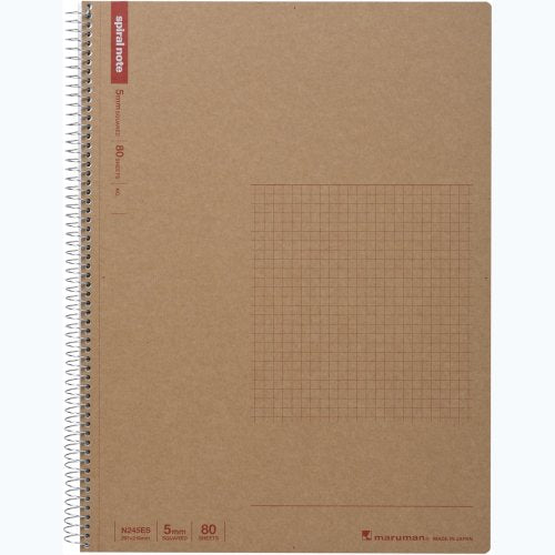 マルマン ノート スパイラルノート N245ES A4 80枚（10セット）