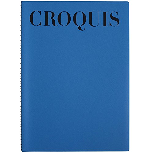 マルマン クロッキーブック スタンダード A4 50枚 クリームコットン紙（中性紙） 60G/平方メートル ブルー S231A-02（10セット）