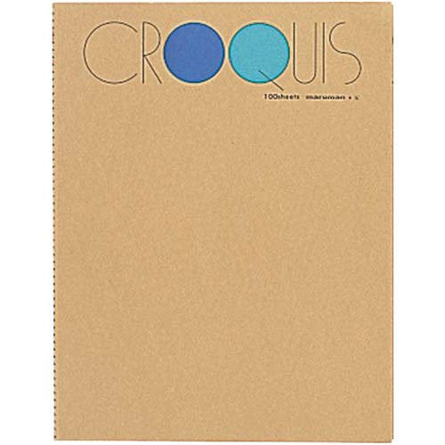 マルマン クロッキー帳 白クロッキー紙 ブルー SL-02（10セット）