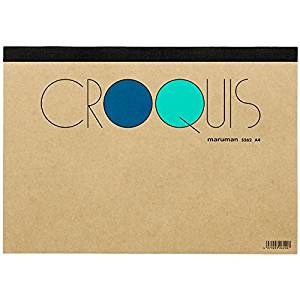 マルマン スケッチブック A4 クロッキーパッド 白クロッキー紙 S262（10セット）