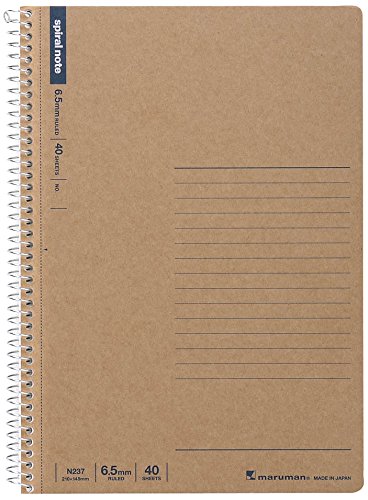 マルマン A5 スパイラルノート 横罫 40枚 N237（10セット）