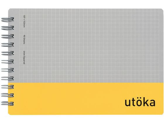 マルマン ポケットサイズノートウトカイエロー N461-04　4979093461042（5セット）