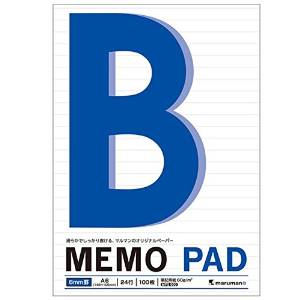 マルマン メモパッド A6 6mm罫 P171A（10セット）