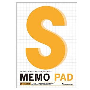 マルマン メモパッド A6 5mm方眼罫 P174A（10セット）