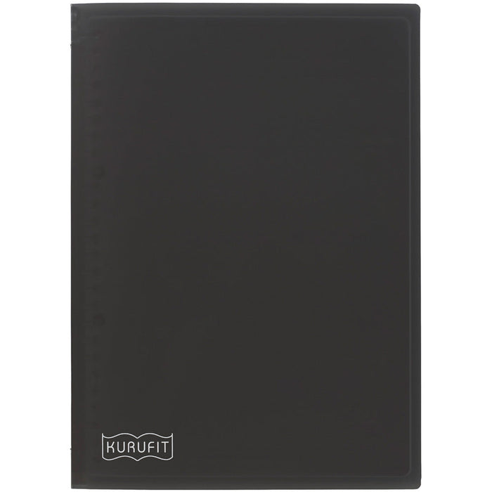マルマン バインダー　クルフィット　B5　プラスチックバインダー　F020-05(ブラック)（10セット）