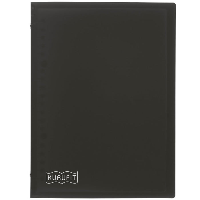 マルマン バインダー　クルフィット　A5　プラスチックバインダー　F091-05(ブラック)（10セット）
