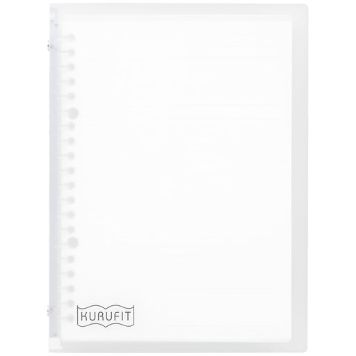 マルマン バインダー　クルフィット　A5　プラスチックバインダー　F091-98(クリア)（10セット）