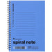 マルマン スパイラルノート 6mm横罫 A6 ブルー N670A-02（10セット）