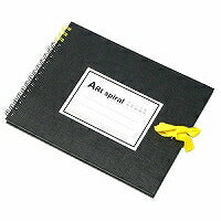 マルマン F0 スケッチブック アートスパイラル 24枚 厚口画用紙 ブラック S310-05（10セット）