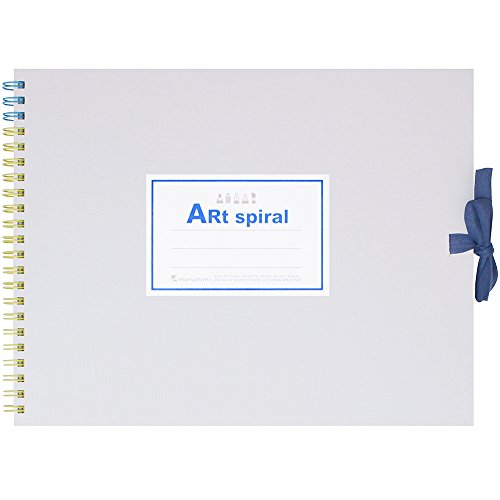 マルマン F2 スケッチブック アートスパイラル 24枚 厚口画用紙 ホワイト S312-06（10セット）