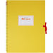 マルマン F4 スケッチブック アートスパイラル 24枚 厚口画用紙 イエロー S314-04（10セット）