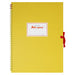 マルマン F6 スケッチブック アートスパイラル 24枚 厚口画用紙 イエロー S316-04（10セット）