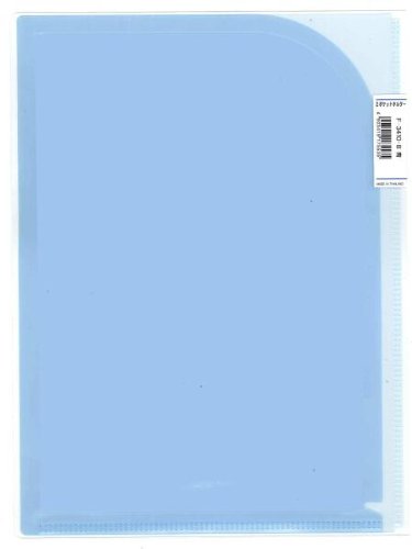 リヒトラブ ポケットホルダー 2ポケット A4 青 F3410-8（10セット）