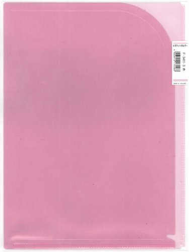 リヒトラブ ポケットホルダー 4ポケット A4 赤 F3411-3（10セット）