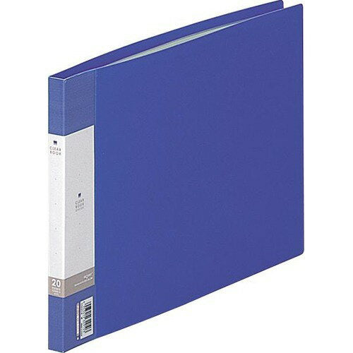 リヒトラブ クリヤーブックＡ４Ｅ２０Ｐ G3220-8ｱｵ　4903419349103（10セット）