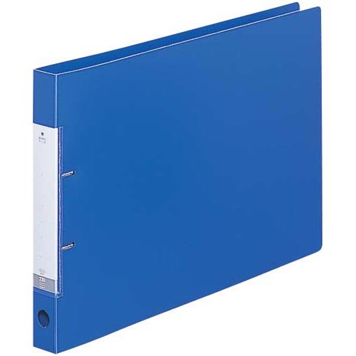 リヒトラブ リクエスト D型リングファイル A3E 青 G2228-8（10セット）
