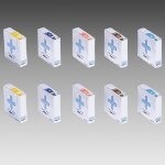 リヒトＭＥＤ． カラーナンバーラベル HK753R-7　4903419188191