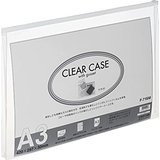リヒトラブ クリヤーケース A3S マチ付き 白 F71SM-0（10セット）