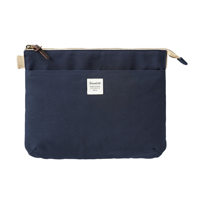 A-7706-11 リヒトラブ SMART FIT DAYS サコッシュポーチ L A7706-11 ネイビー リヒトラブ 4903419819514（10セット）
