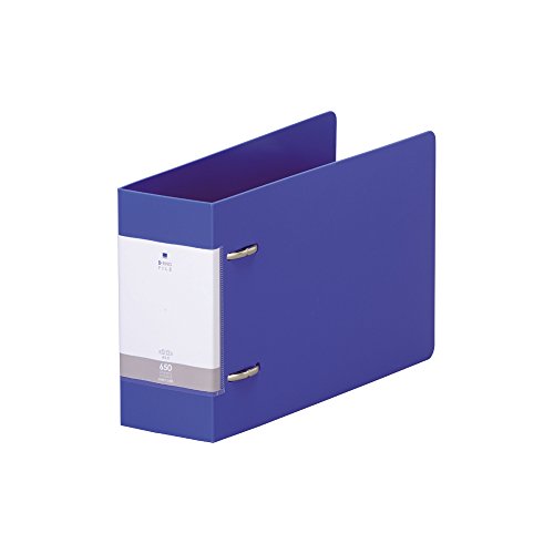 リヒトラブ リクエスト D型リングファイル A5E 青 G2284-8（10セット）