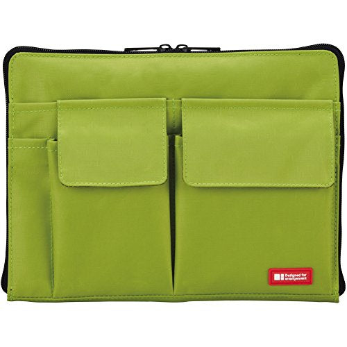 リヒトラブ バッグインバッグ A7553-6 黄緑 A5（10セット）