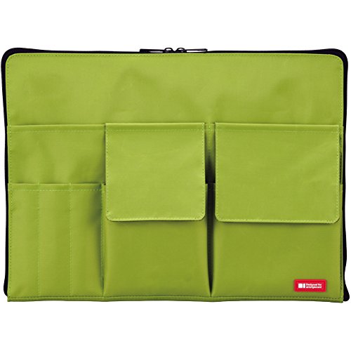 リヒトラブ バッグインバッグ A7554-6 黄緑 A4（10セット）