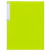 リヒトラブ クリヤーブック（スリムタイプ） A4 10P 黄緑 N7110-6（10セット）